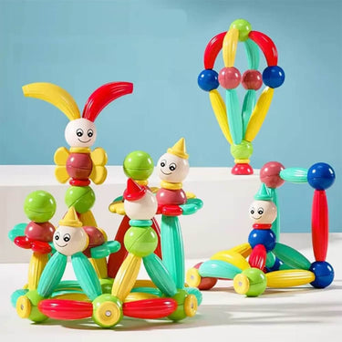 26 PCS - MAGNETIC STICK BUILDING BLOCKS